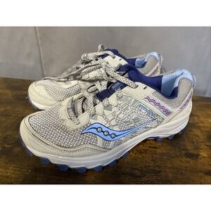Saucony Excursion TR Trail Running Sneakers Womens Gray Blue Size 7.5W